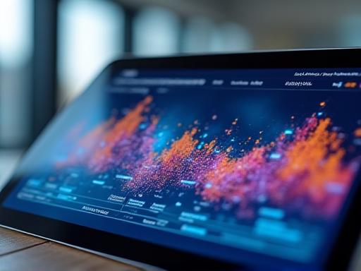 Data visualization showing a successful cloud migration flow
